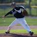 Pioneer pitcher Ryan Kielczewski pitches in the game against Huron on Monday, May 13. Daniel Brenner I AnnArbor.com